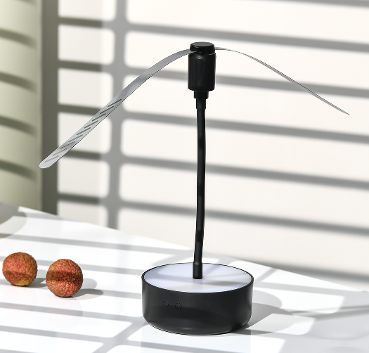 2 in 1 Night Light Rechargeable Fly Repellent Fan with Flexible Gooseneck for Outdoor 2인 1 나이트 라이트 재충전 가능한 플러스틱한 거시목을 가진 플러스틱한 거시목을 가진 플라스틱한 거시목을 위한 플라스틱한 거시목 0